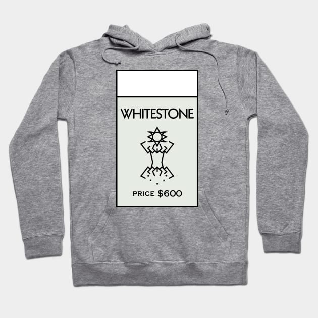 Whitestone Property Card Hoodie by huckblade